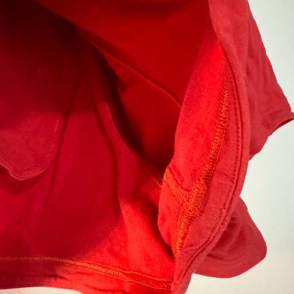 Red Lululemon Fabric Athletic Shorts - Picture 5 of 6